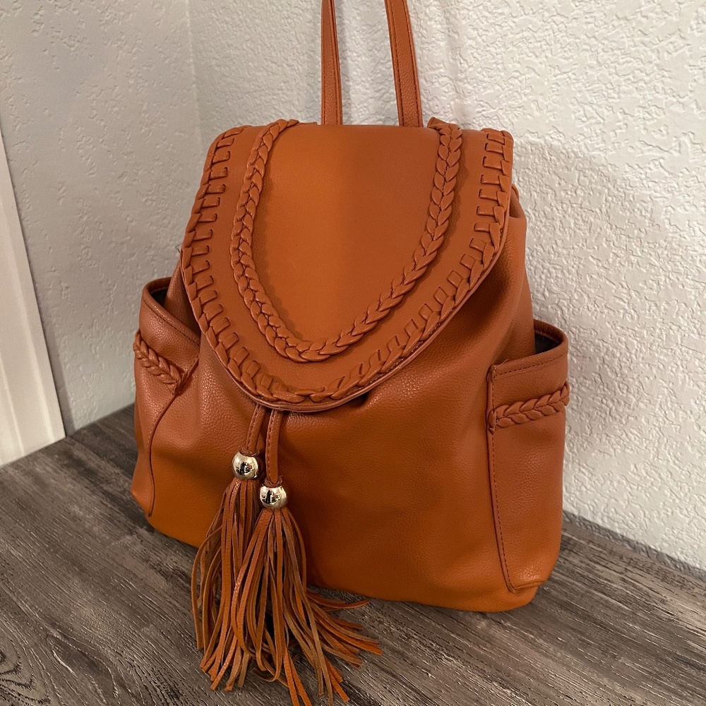 Lionel Small Backpack Camel Tan Color New